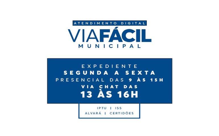 ViaFácil da Prefeitura oferece atendimento via chat a partir desta segunda-feira, 19